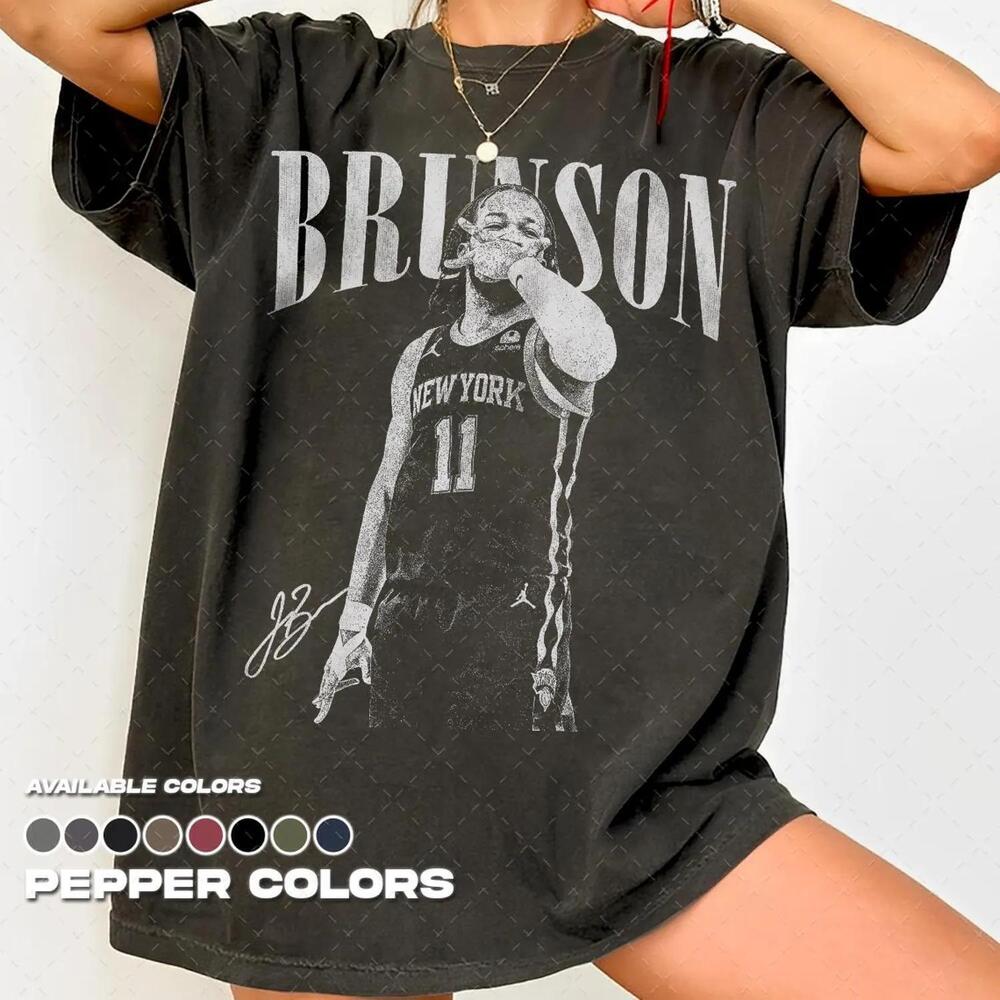 1717 Brunson The King Of New York Basketball T Shirt